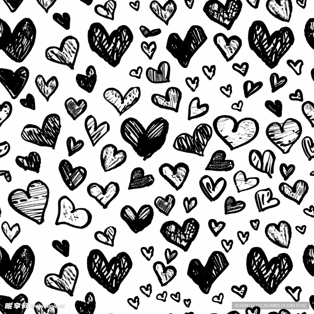 心形红心爱情背景素材