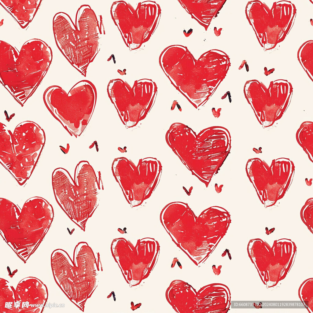 心形红心爱情背景素材