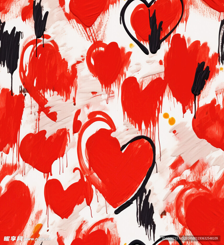 心形红心爱情背景素材