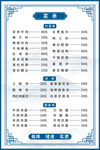 中国风菜单