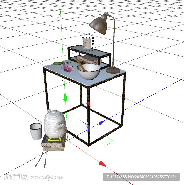 C4D模型 茶几