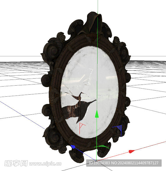 C4D模型 镜子