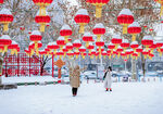 雪中拍照
