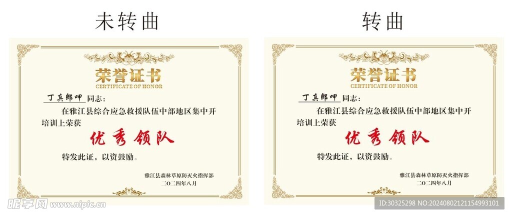 荣誉证书