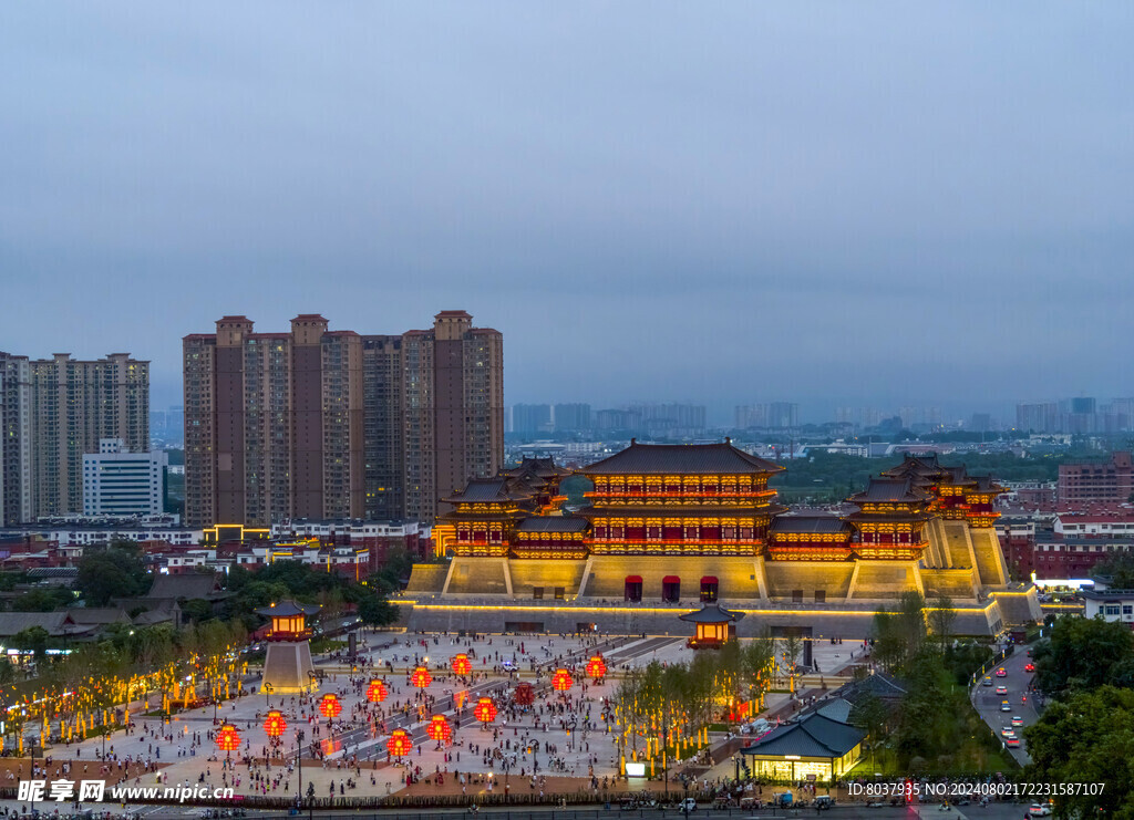 洛阳应天门夜景