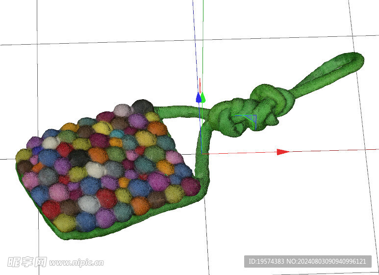 C4D模型 编织钱包