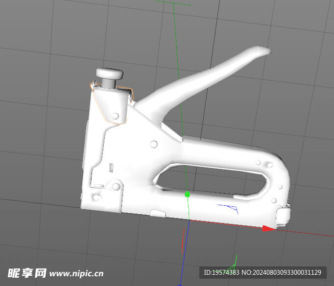 C4D模型 订书机