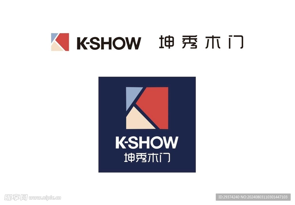 坤秀木门LOGO