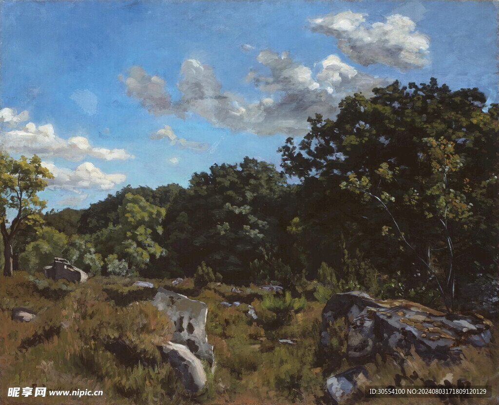 高清风景油画图片