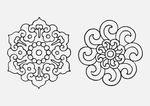 矢量花纹