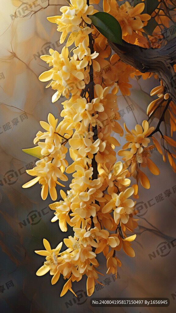 桂花 完整 角挂 写实 高清
