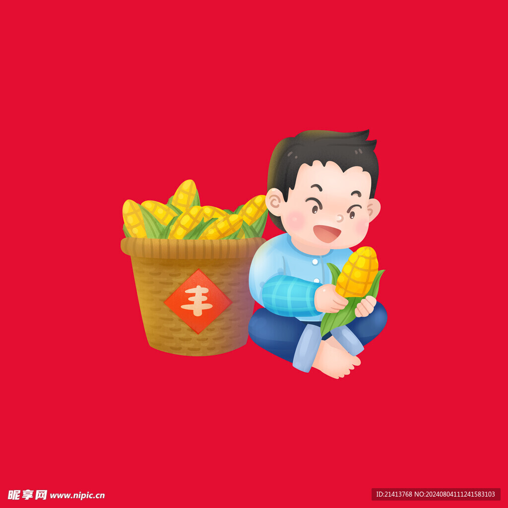 手绘卡通儿童