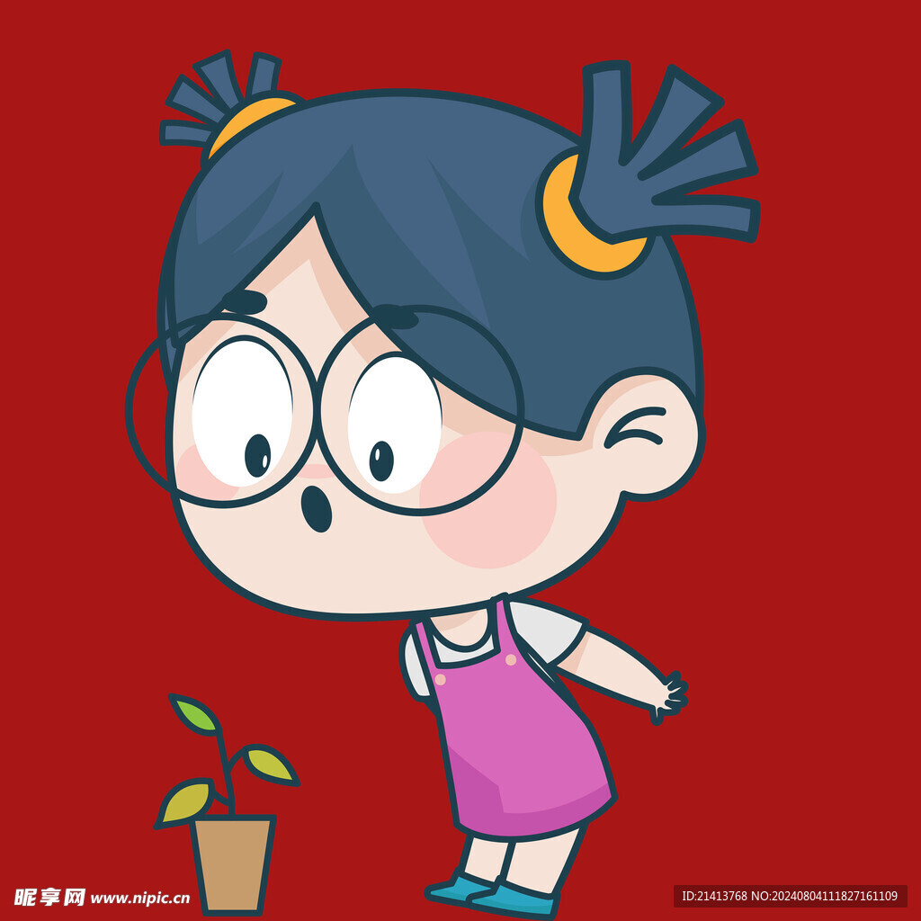 手绘卡通儿童