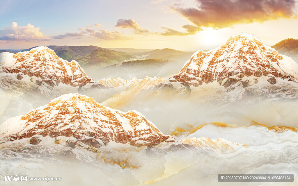 石纹山水