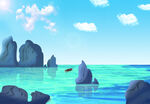 山海风景画