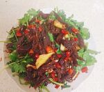 香菜炒牛肉