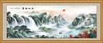 国画山水画 