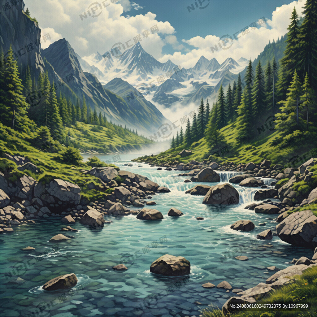 高山绿水