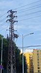 城市建筑电线塔