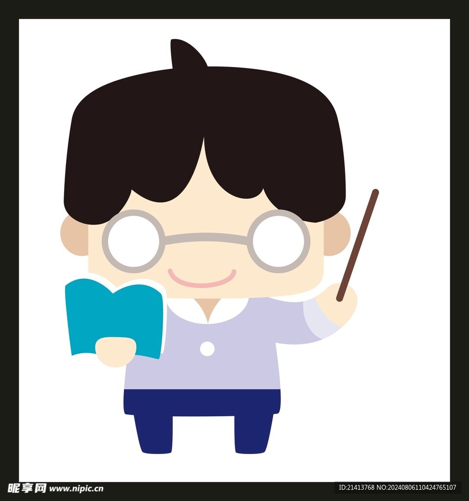 手绘儿童男孩