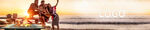 户外夕阳快乐烧烤banner