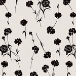 手绘花蕾叶子