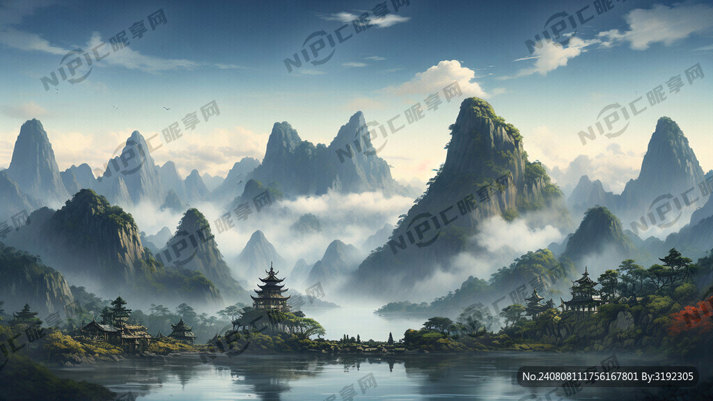 山水意境 地标