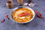菜心龙虾面  