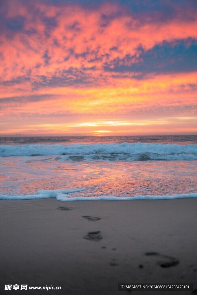 海边黄昏
