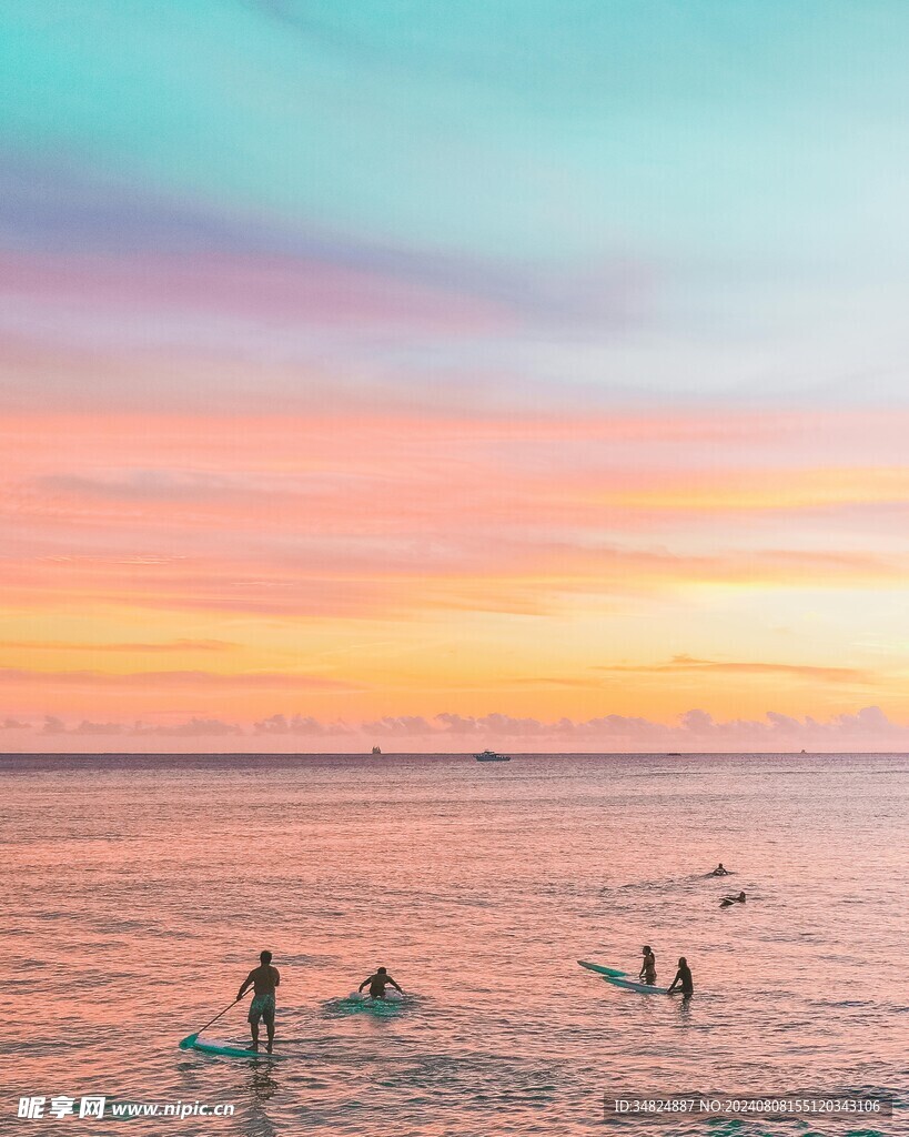 海边黄昏