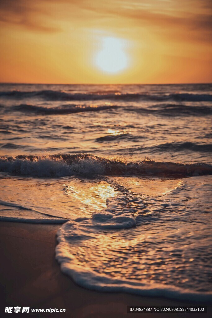 海边黄昏