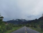 公路尽头 山涧云