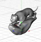 C4D模型 猛虎下山