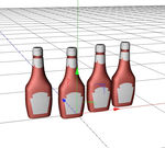 C4D模型 番茄酱 