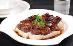 豆腐蒸腊鸭