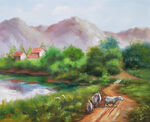 油画风景图片