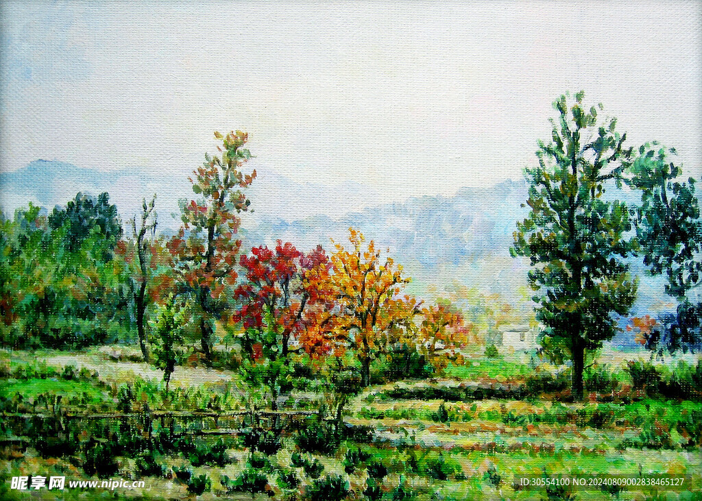 油画风景图片