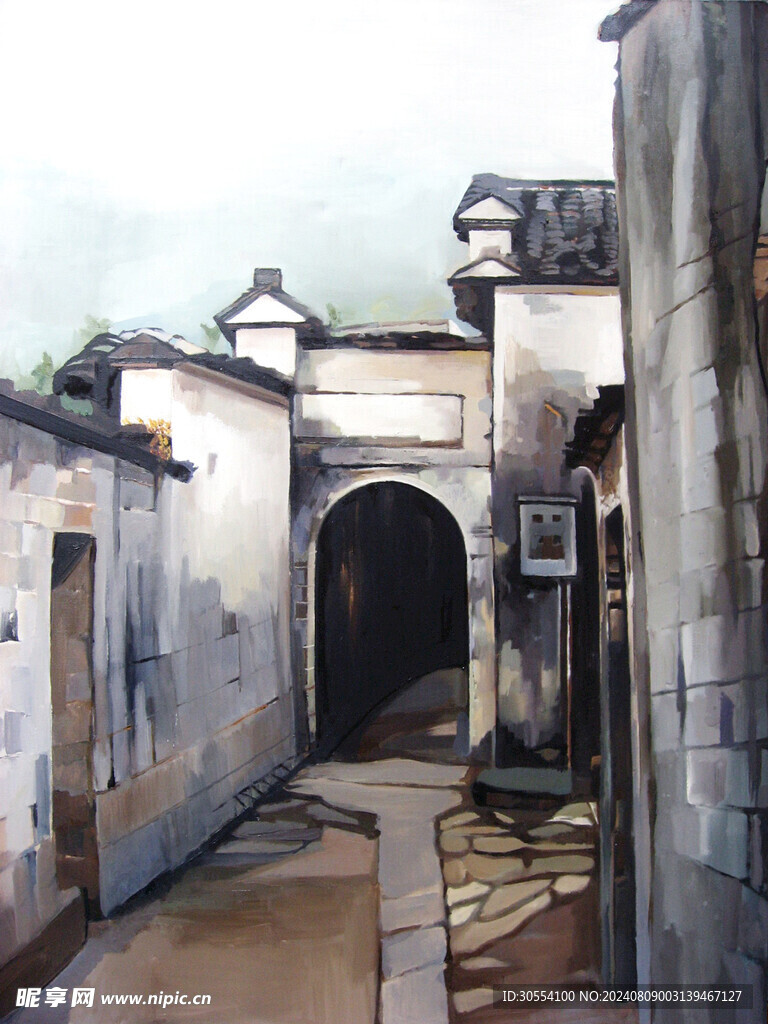 油画风景图片