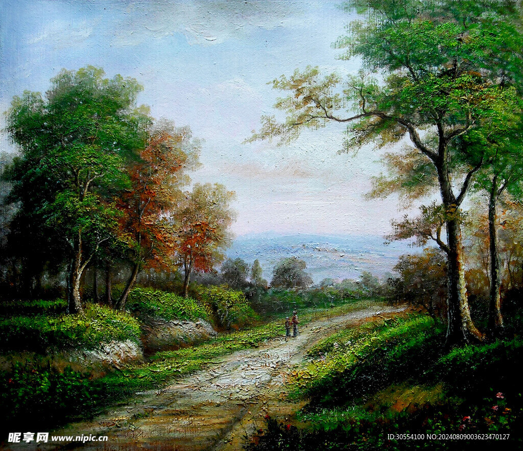  油画风景图片