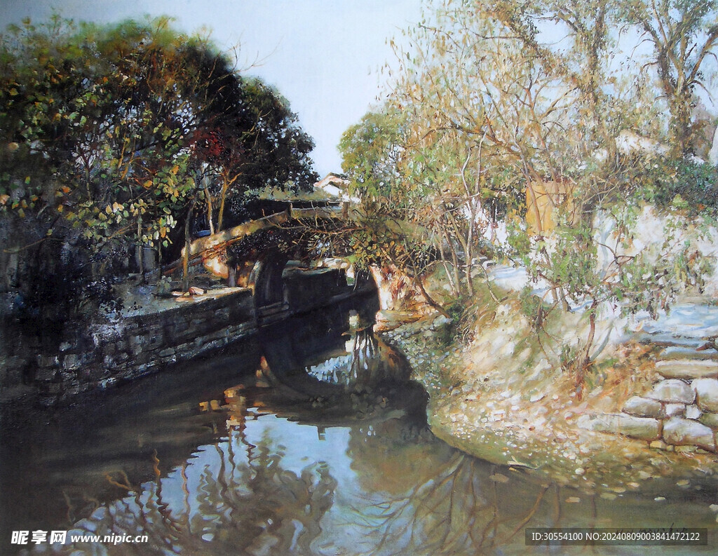 油画风景图片