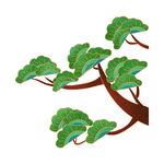 树叶树枝树干元素素材