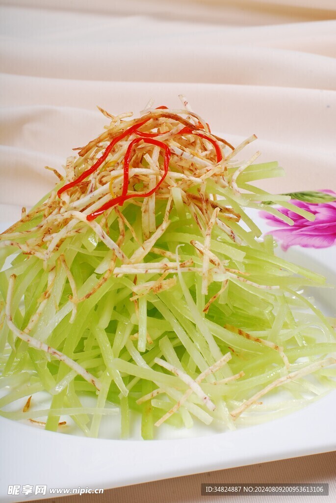 香芋捞笋丝