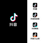 抖音系列logo设计图__企业LOGO标志_标志图标_设计图库_昵图网