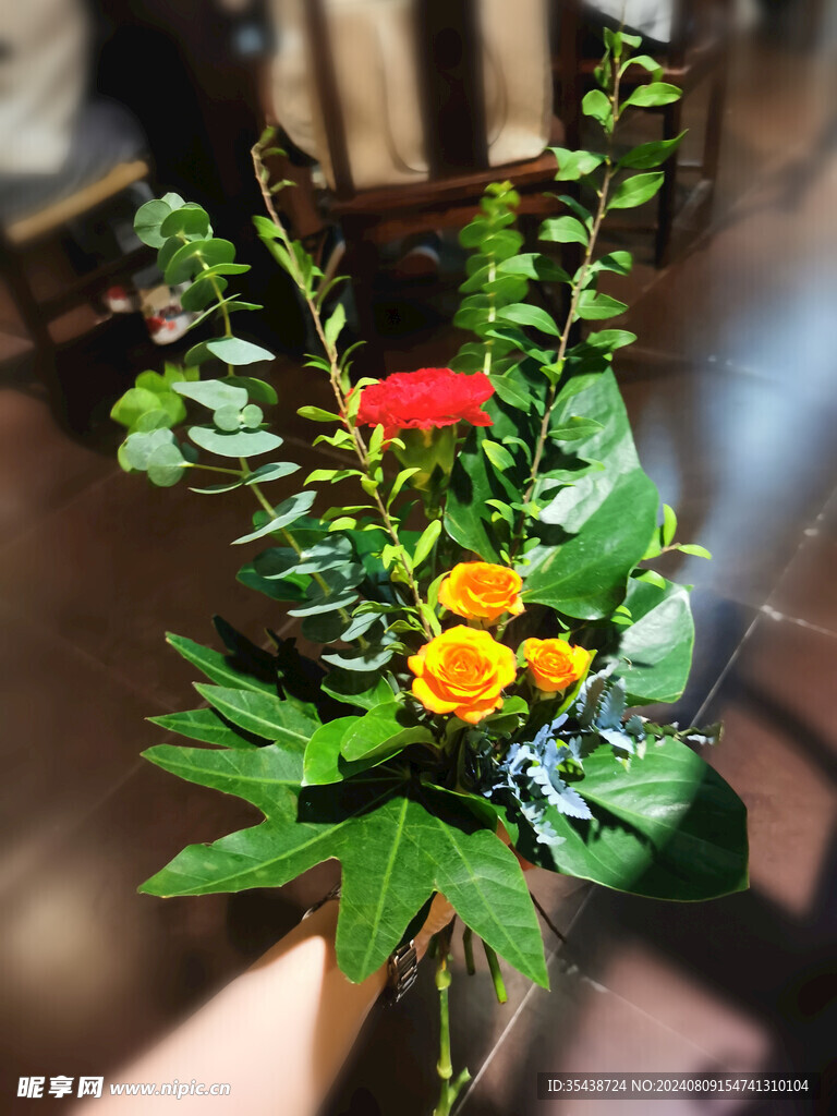 桔梗手捧花