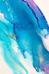 蓝色水彩