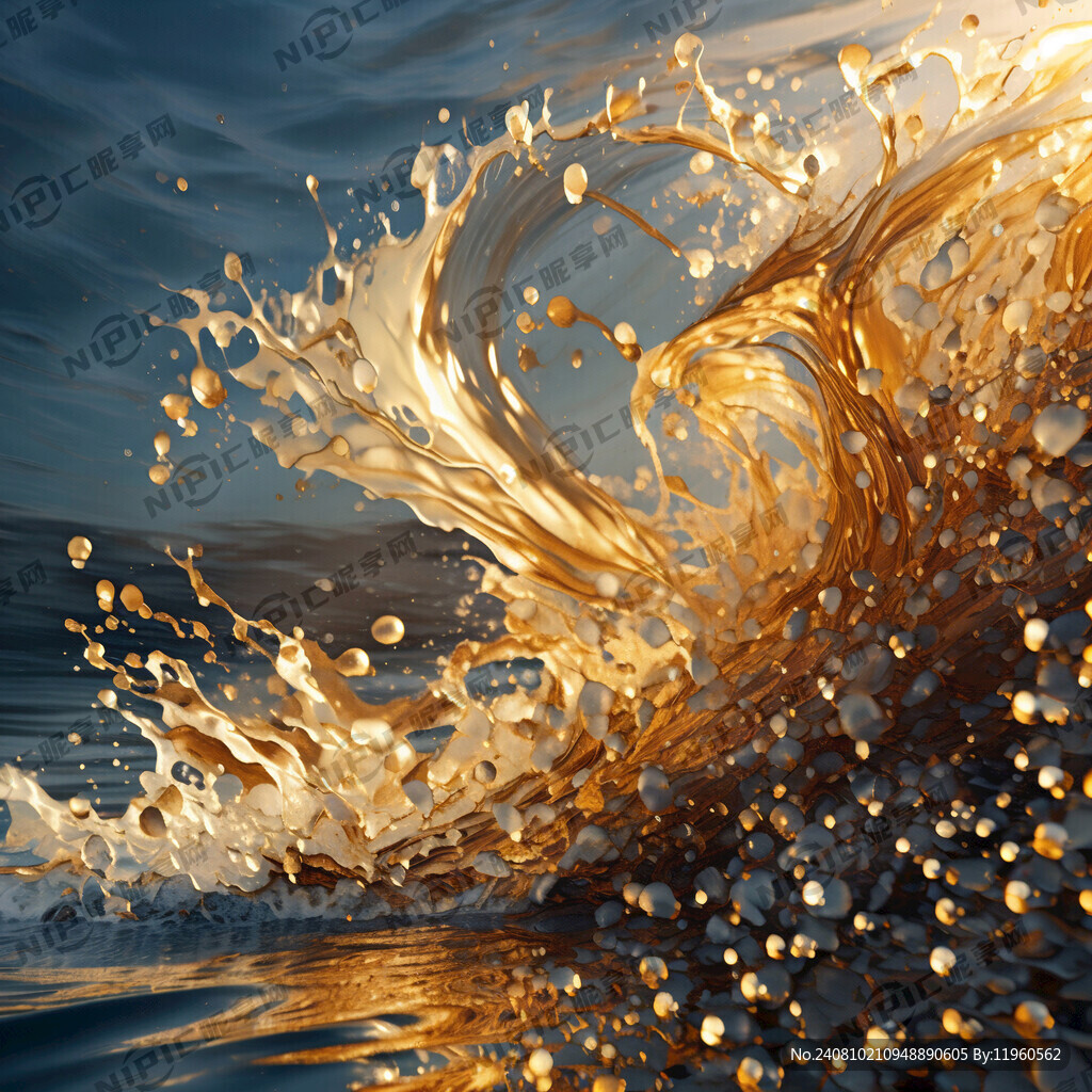 金色浪花