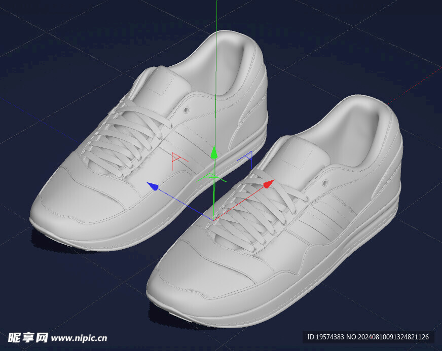 C4D模型 运动鞋