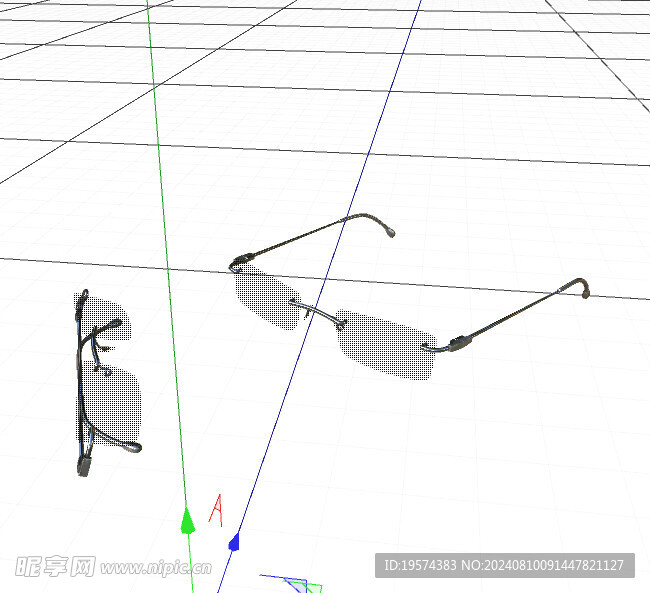 C4D模型 眼镜