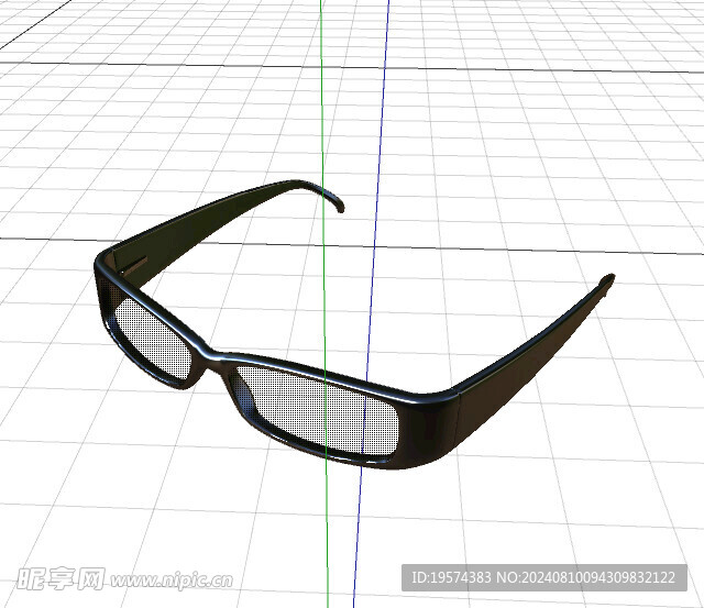 C4D模型 眼镜