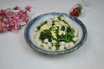 菠菜汆扇贝柱